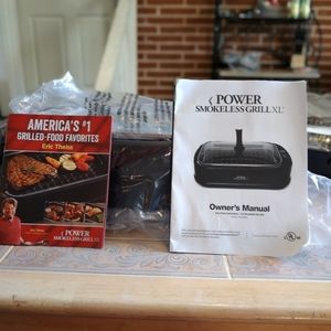 INDOOR  Power SMOKELESS Grill Xl